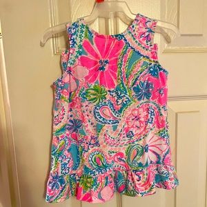 COPY - Lilly Pulitzer summertime dress with matching bloomers.